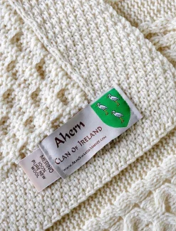 Best Ahern Clan Aran Throw Clan Throws