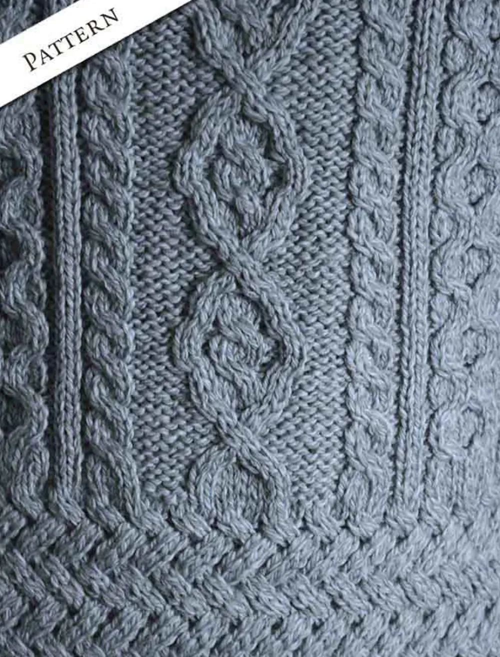 Online Aran Cowl Neck Tunic Sweater Women Sweaters