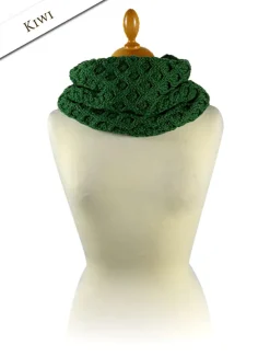 Hot Aran Snood Scarf Women Knitted Wool Scarves
