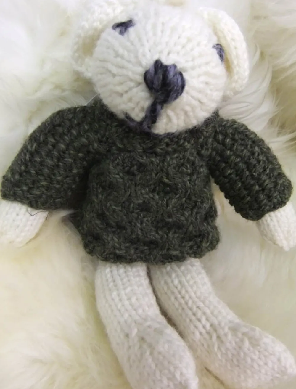 Shop Aran Wool Baby Teddy Bear Kids Aran Toys