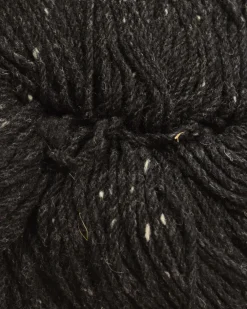 Shop Aran Wool Knitting Hanks - Charcoal Fleck Aran Wool