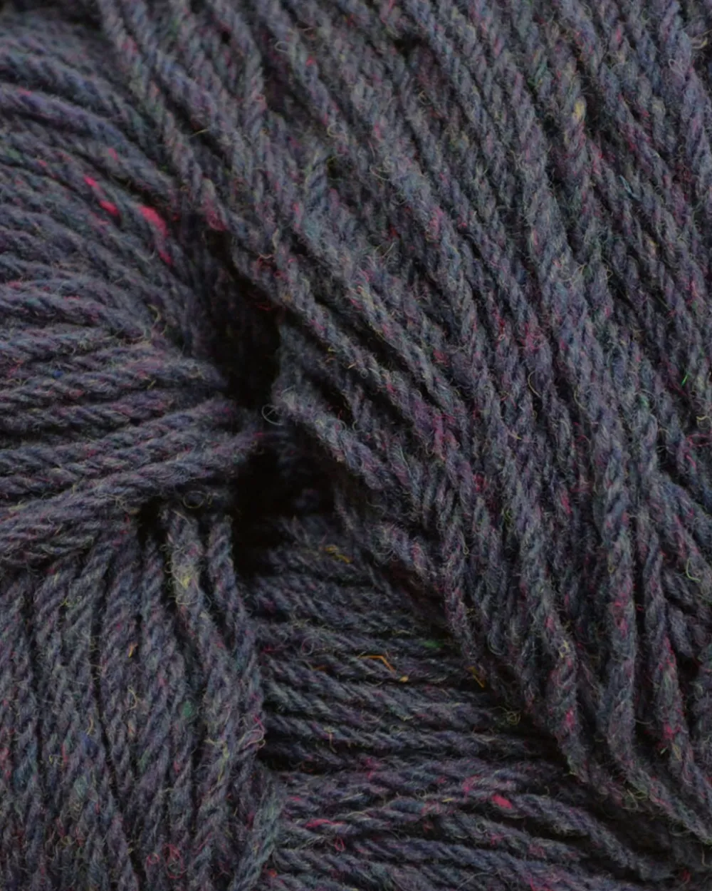 Best Aran Wool Knitting Hanks - Purple Fleck Aran Wool