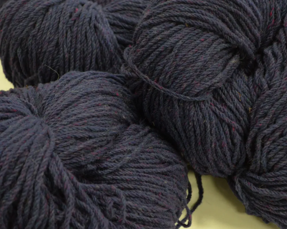 Best Aran Wool Knitting Hanks - Purple Fleck Aran Wool
