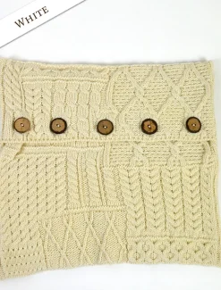 Store Aran-Knit Cushion Cover Aran Design Homeware