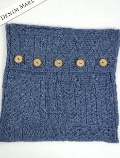 Store Aran-Knit Cushion Cover Aran Design Homeware