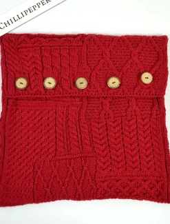 Store Aran-Knit Cushion Cover Aran Design Homeware