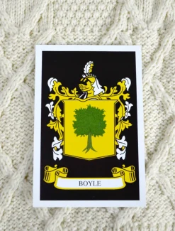 Cheap Boyle Clan Aran Throw Clan Throws