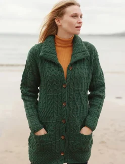 Shop Button-Down Patchwork Cardigan Women Cardigans, Jackets & Coatigans