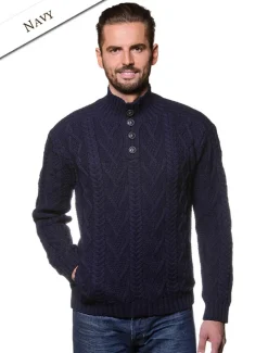 Hot Buttoned Merino Wool Sweater Sweaters