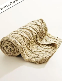 Cheap Diamond Aran Throw Knitted Wool Throws