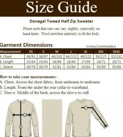 Best Donegal Tweed Half Zip Sweater Sweaters