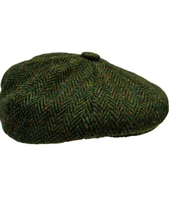 Cheap Donegal Tweed Mens Gatsby Cap - Green Irish Flat Caps