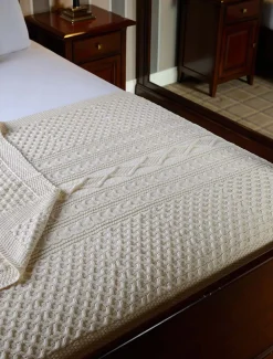 Clearance Flynn Clan Aran Throw Clan Throws