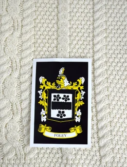 New Foley Clan Aran Throw Clan Throws