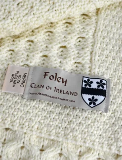 New Foley Clan Aran Throw Clan Throws