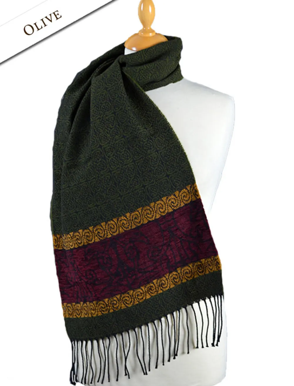 Flash Sale Celtic Birds Pattern Scarf Women Celtic Design Scarves