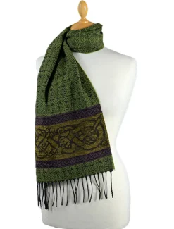 Outlet Celtic Dogs Pattern Scarf Women Celtic Design Scarves