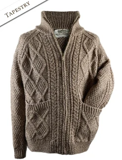 Shop Hand Knit Zipper Cardigan with Pockets Cardigans, Jackets & Coats