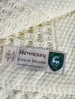 Cheap Hennessy Clan Aran Throw Clan Throws
