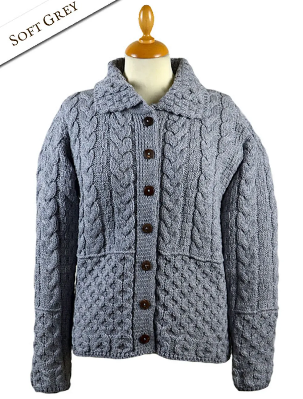 Online Honeycomb Button-Up Cardigan Women Cardigans, Jackets & Coatigans