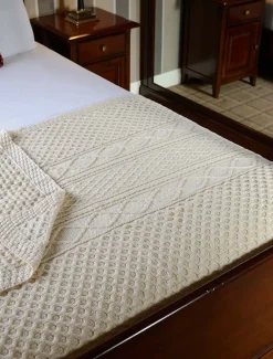 Cheap Kennedy Clan Aran Throw Clan Throws