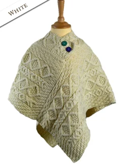 Fashion Kids Aran Poncho Kids Sweaters, Cardigans & Jackets