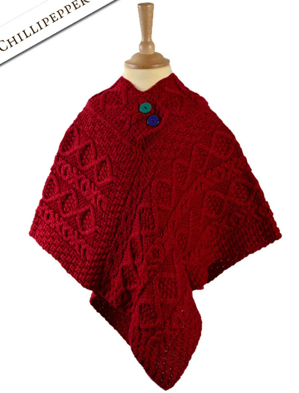 Fashion Kids Aran Poncho Kids Sweaters, Cardigans & Jackets