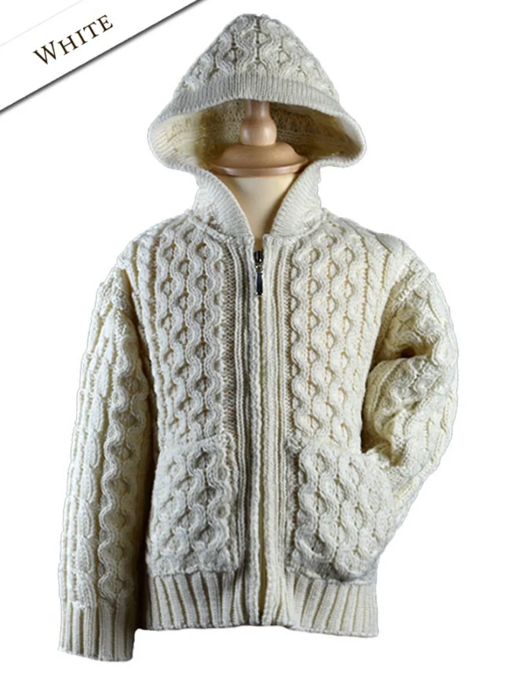 Sale Kid's Hooded Cardigan with Pockets Kids Sweaters, Cardigans & Jackets