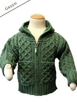 Sale Kid's Hooded Cardigan with Pockets Kids Sweaters, Cardigans & Jackets