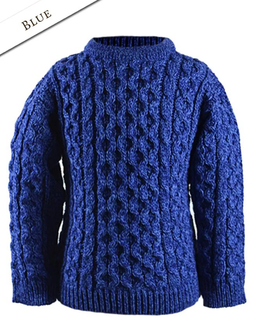 Sale Kid's Traditional Aran Merino Wool Sweater Kids Sweaters, Cardigans & Jackets