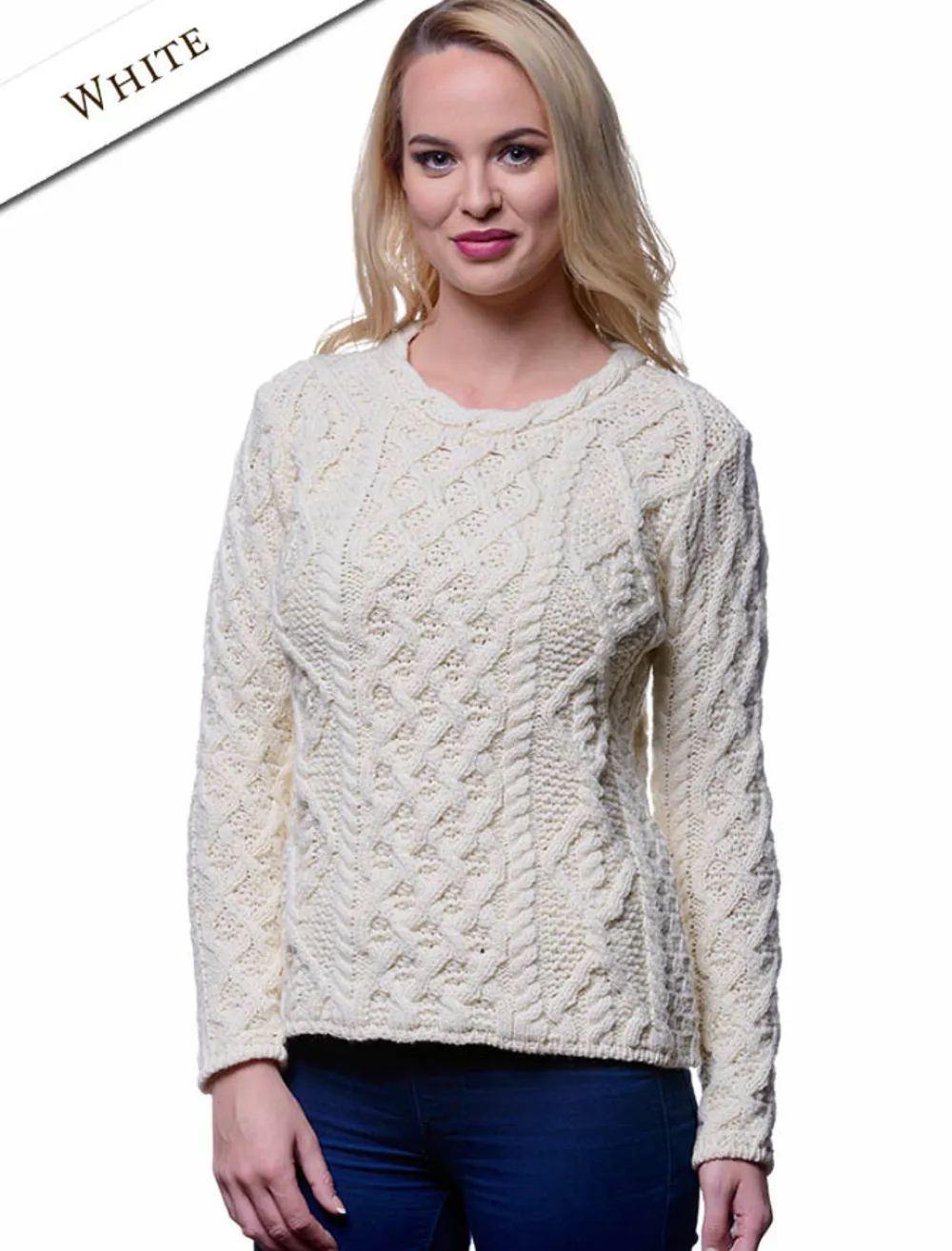 Shop Lambay Aran Sweater for Women Women Sweaters