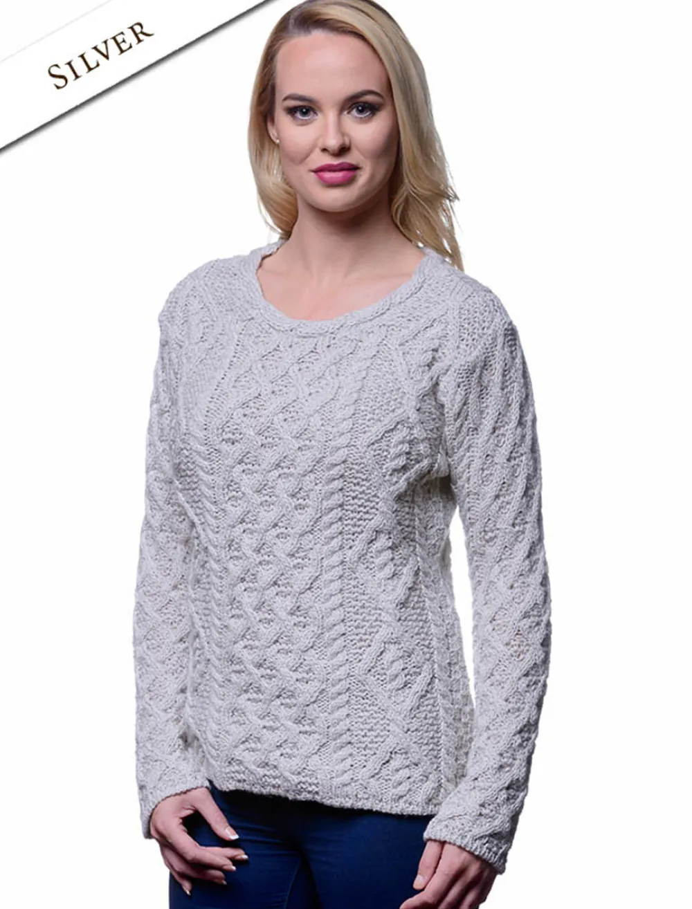 Shop Lambay Aran Sweater for Women Women Sweaters