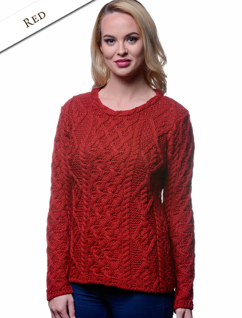 Shop Lambay Aran Sweater for Women Women Sweaters