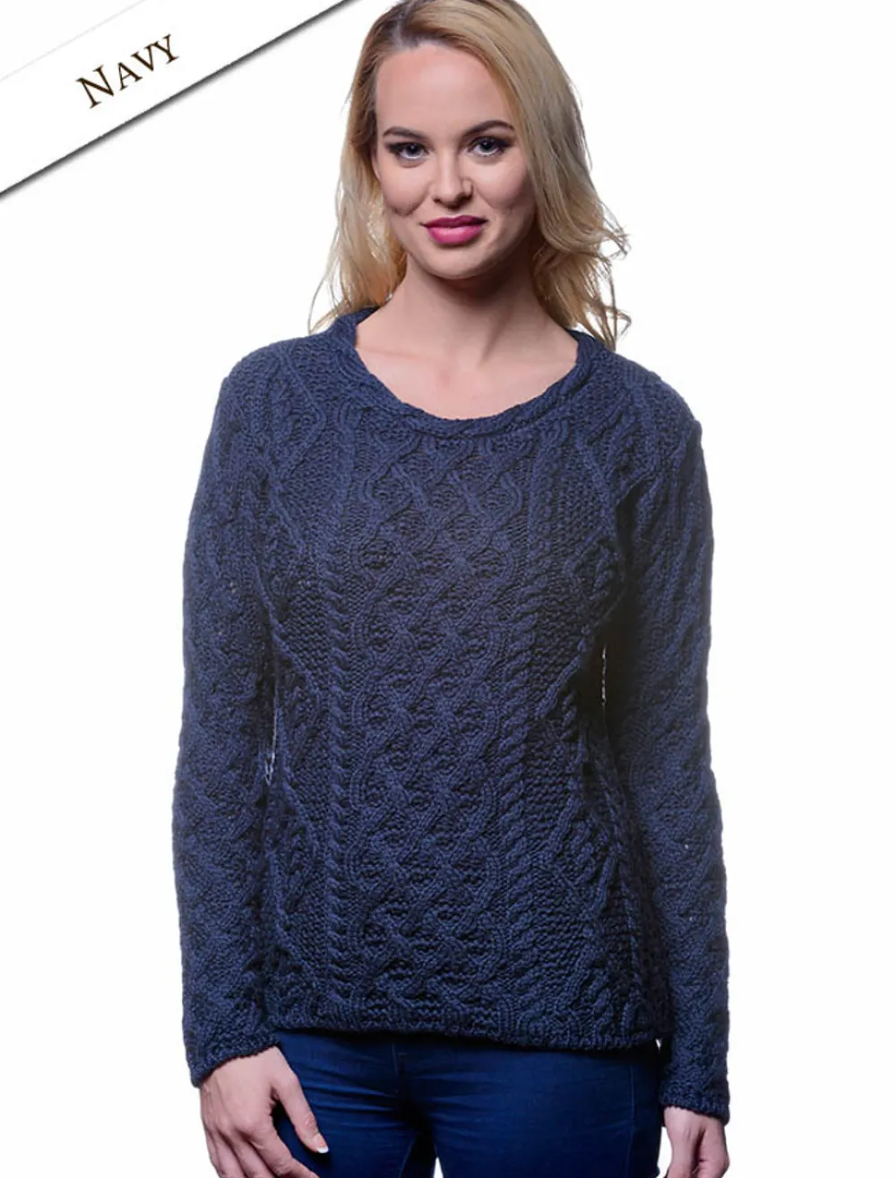 Shop Lambay Aran Sweater for Women Women Sweaters