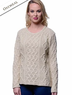 Shop Lambay Aran Sweater for Women Women Sweaters