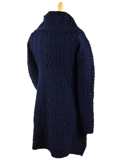 Online Large Collar Aran Coat Women Cardigans, Jackets & Coatigans