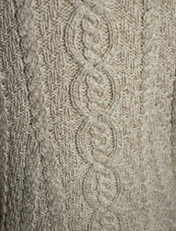 Online Large Collar Aran Coat Women Cardigans, Jackets & Coatigans