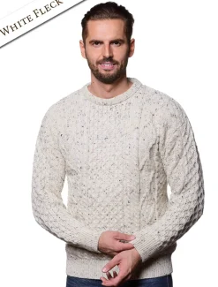 Fashion Lightweight Traditional Aran Mens Wool Sweater Sweaters