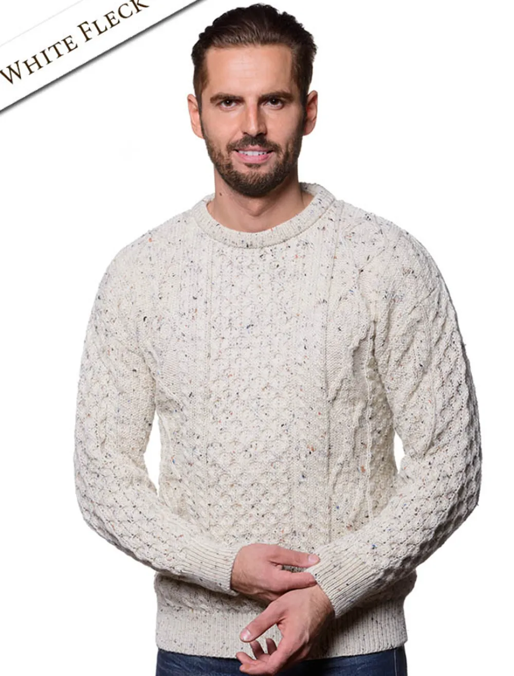Fashion Lightweight Traditional Aran Mens Wool Sweater Sweaters