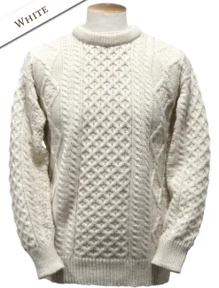 Store Lightweight Traditional Aran Wool Sweater Women Sweaters