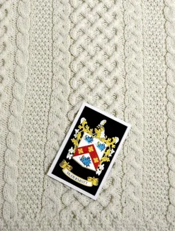 Outlet Mc Dermott Clan Aran Throw Clan Throws