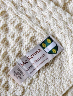 Discount Mc Kenna Clan Aran Throw Clan Throws