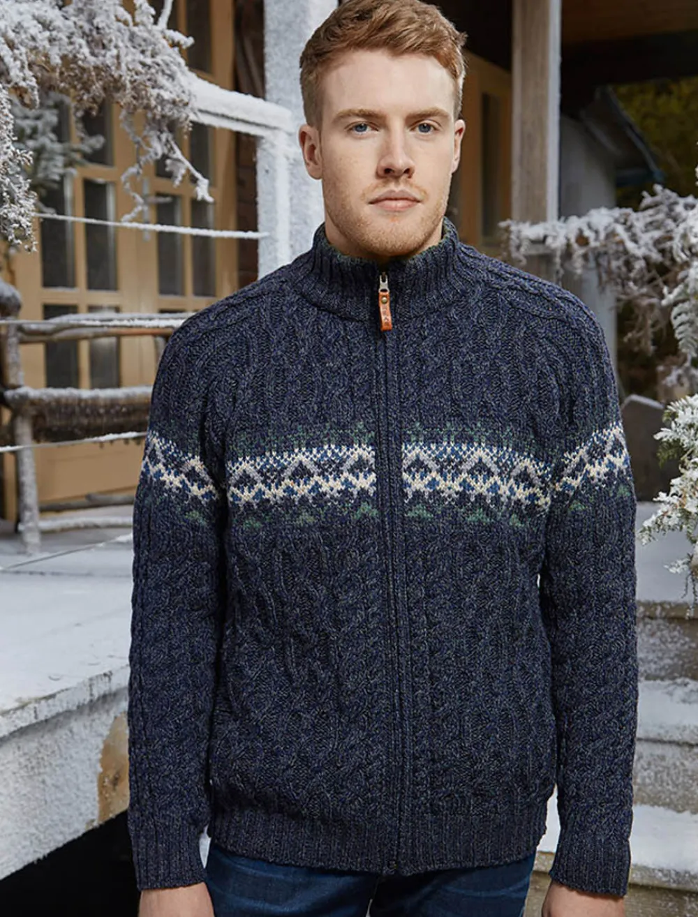 Cheap Men's Full Zip Cardigan with Pockets Cardigans, Jackets & Coats