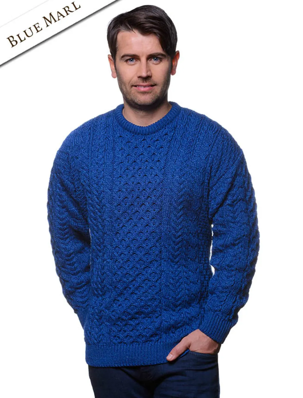 Online Men's Merino Aran Sweater Sweaters