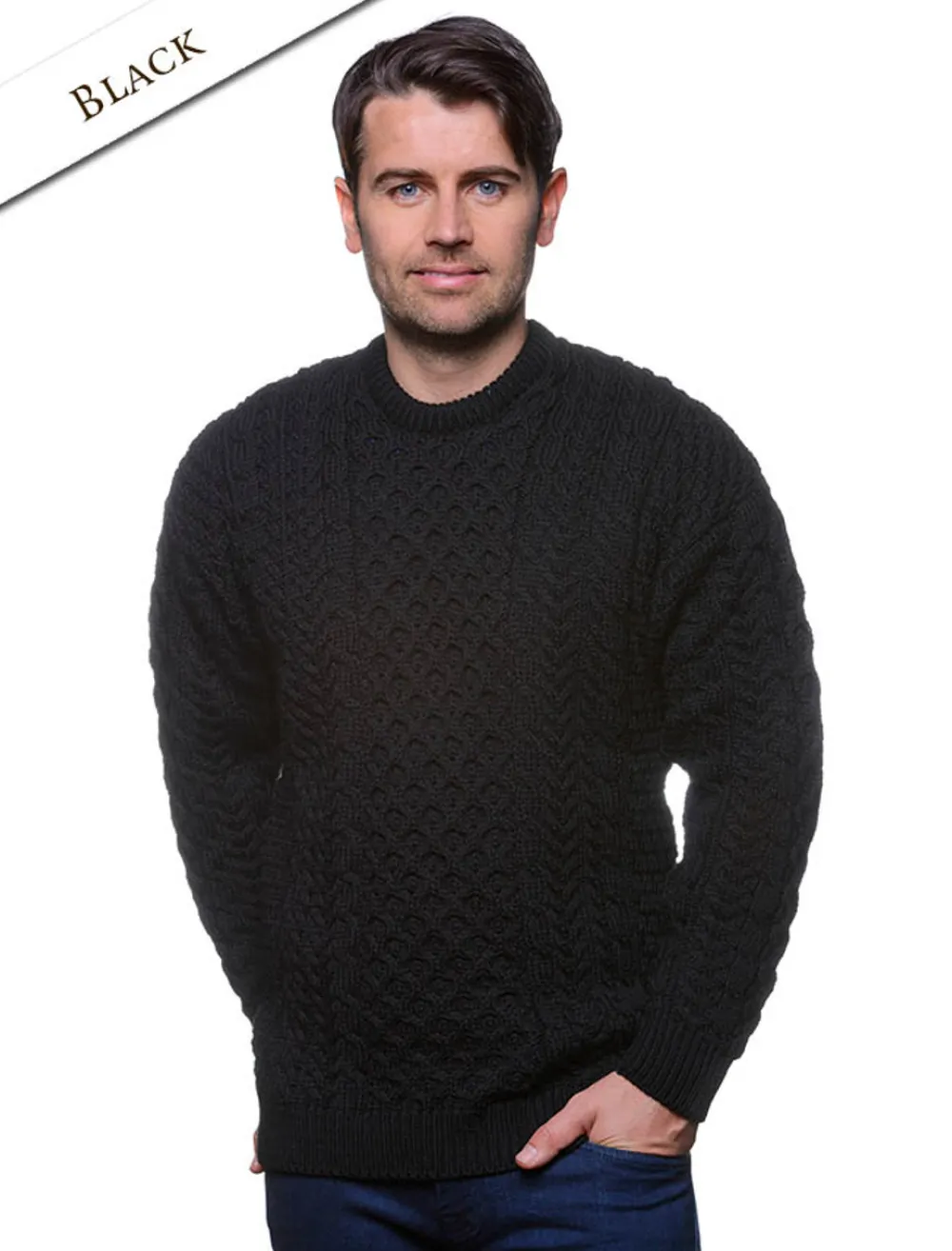 Online Men's Merino Aran Sweater Sweaters