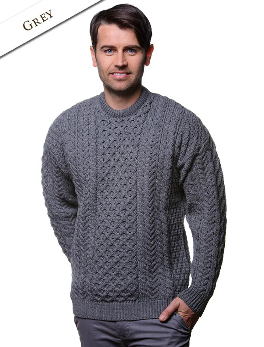 Online Men's Merino Aran Sweater Sweaters