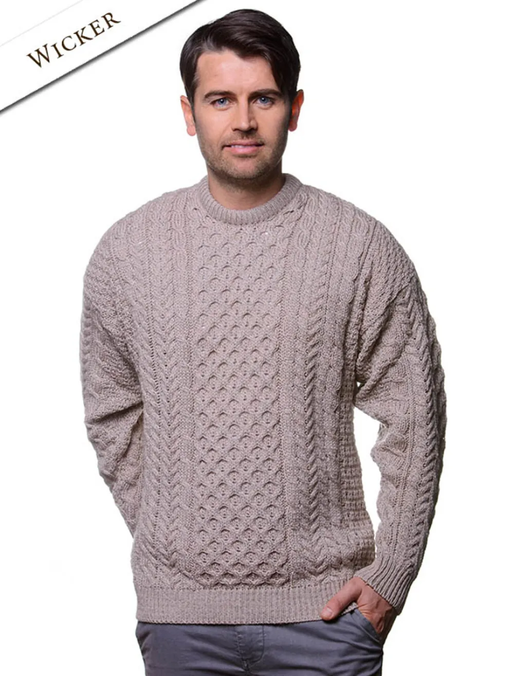 Online Men's Merino Aran Sweater Sweaters