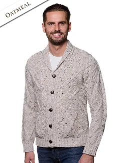 Outlet Men's Shawl Neck Diamond Cardigan Cardigans, Jackets & Coats