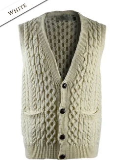 Best Men's V-Neck Wool Waistcoat Cardigans, Jackets & Coats