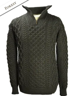 Sale Merino Wool Aran Troyer Sweaters